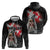 Greenlandic and Danish Together Hoodie Viking Warrior with Polar Bear Roar - Wonder Print Shop