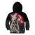 Greenlandic and Danish Together Kid Hoodie Viking Warrior with Polar Bear Roar - Wonder Print Shop