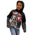 Greenlandic and Danish Together Kid Hoodie Viking Warrior with Polar Bear Roar - Wonder Print Shop