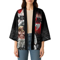 Greenlandic and Danish Together Kimono Viking Warrior with Polar Bear Roar - Wonder Print Shop