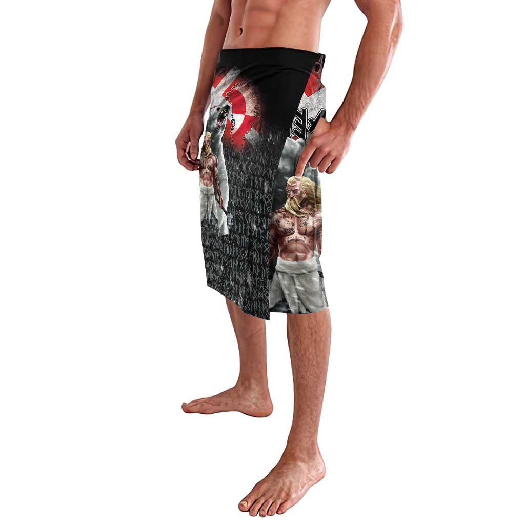 Greenlandic and Danish Together Lavalava Viking Warrior with Polar Bear Roar - Wonder Print Shop