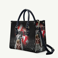 Greenlandic and Danish Together Leather Bag Viking Warrior with Polar Bear Roar - Wonder Print Shop