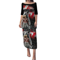 Greenlandic and Danish Together Puletasi Viking Warrior with Polar Bear Roar - Wonder Print Shop