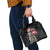 Greenlandic and Danish Together Shoulder Handbag Viking Warrior with Polar Bear Roar - Wonder Print Shop