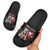 Greenlandic and Danish Together Slide Sandals Viking Warrior with Polar Bear Roar - Wonder Print Shop