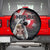 Greenlandic and Danish Together Spare Tire Cover Viking Warrior with Polar Bear Roar - Wonder Print Shop