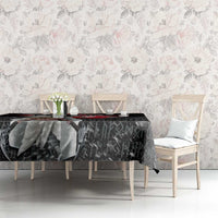 Greenlandic and Danish Together Tablecloth Viking Warrior with Polar Bear Roar - Wonder Print Shop