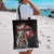Greenlandic and Danish Together Tote Bag Viking Warrior with Polar Bear Roar - Wonder Print Shop