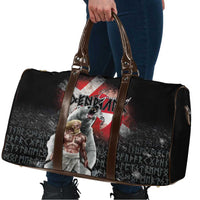 Greenlandic and Danish Together Travel Bag Viking Warrior with Polar Bear Roar - Wonder Print Shop