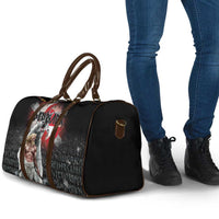 Greenlandic and Danish Together Travel Bag Viking Warrior with Polar Bear Roar - Wonder Print Shop
