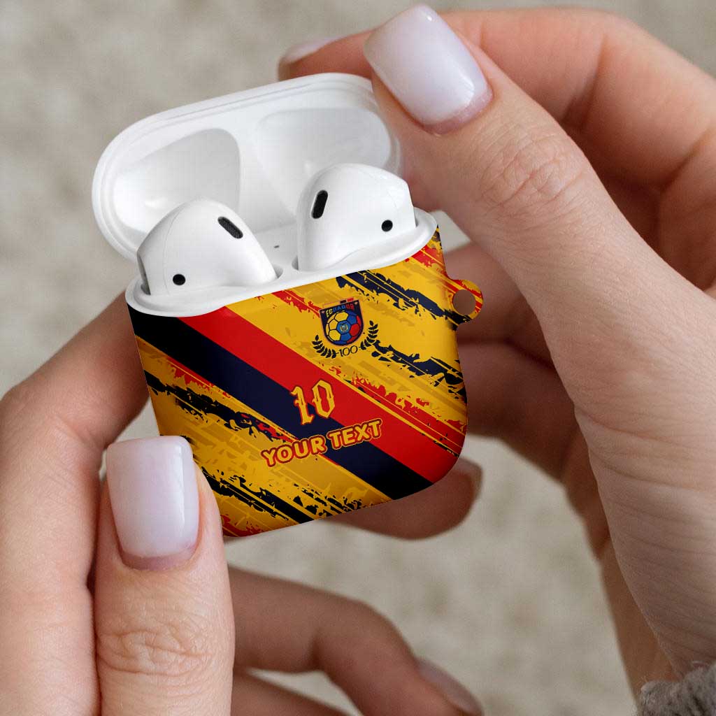 Custom Ecuador Football AirPods Case La Tricolor-100th Anniversary - Wonder Print Shop
