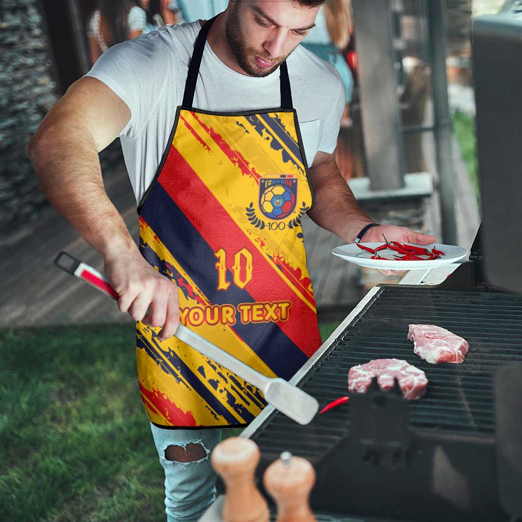 Custom Ecuador Football Apron La Tricolor-100th Anniversary - Wonder Print Shop