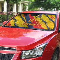 Custom Ecuador Football Auto Sun Shade La Tricolor-100th Anniversary - Wonder Print Shop