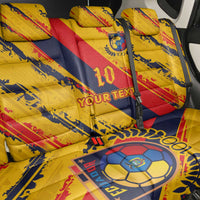 Custom Ecuador Football Back Car Seat Cover La Tricolor-100th Anniversary - Wonder Print Shop