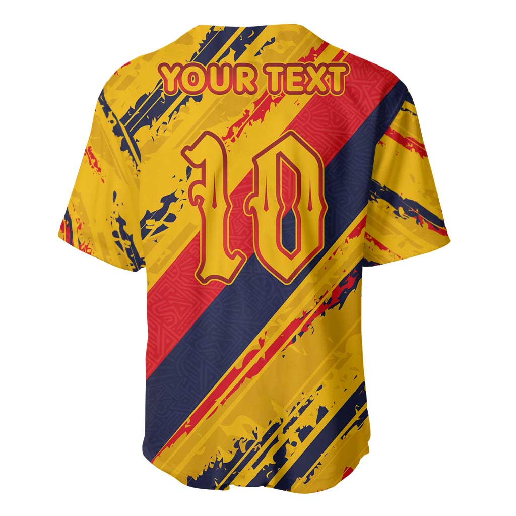 Custom Ecuador Football Baseball Jersey La Tricolor-100th Anniversary - Wonder Print Shop