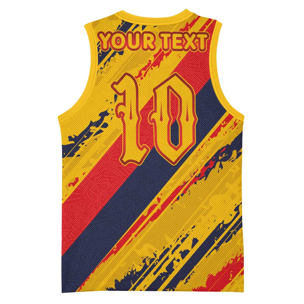 Custom Ecuador Football Basketball Jersey La Tricolor-100th Anniversary - Wonder Print Shop