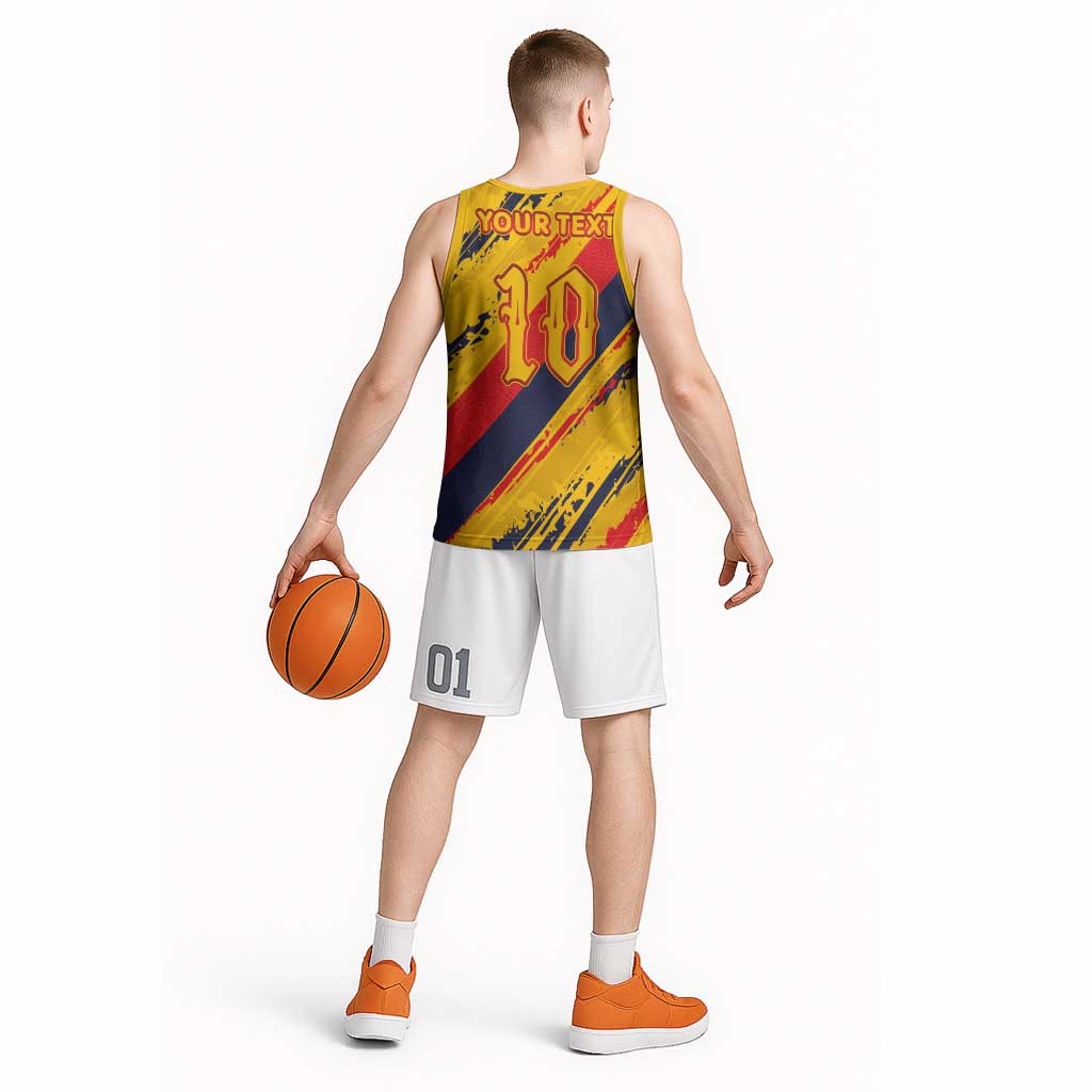 Custom Ecuador Football Basketball Jersey La Tricolor-100th Anniversary - Wonder Print Shop