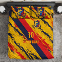 Custom Ecuador Football Bedding Set La Tricolor-100th Anniversary - Wonder Print Shop