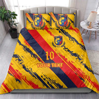 Custom Ecuador Football Bedding Set La Tricolor-100th Anniversary - Wonder Print Shop