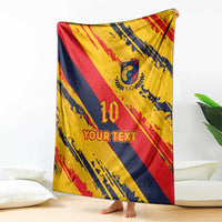 Custom Ecuador Football Blanket La Tricolor-100th Anniversary - Wonder Print Shop