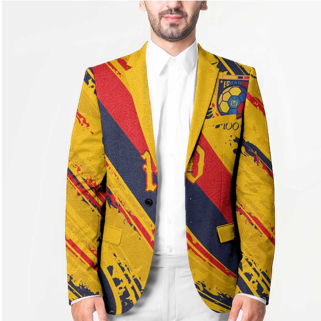 Custom Ecuador Football Blazer La Tricolor-100th Anniversary - Wonder Print Shop