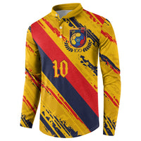 Custom Ecuador Football Button Sweatshirt La Tricolor-100th Anniversary - Wonder Print Shop