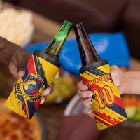 Custom Ecuador Football 4 in 1 Can Cooler Tumbler La Tricolor-100th Anniversary - Wonder Print Shop