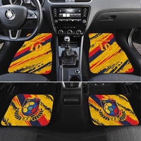 Custom Ecuador Football Car Mats La Tricolor-100th Anniversary - Wonder Print Shop