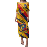 Custom Ecuador Football Family Matching Puletasi and Hawaiian Shirt La Tricolor-100th Anniversary - Wonder Print Shop