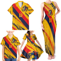 Custom Ecuador Football Family Matching Tank Maxi Dress and Hawaiian Shirt La Tricolor-100th Anniversary - Wonder Print Shop