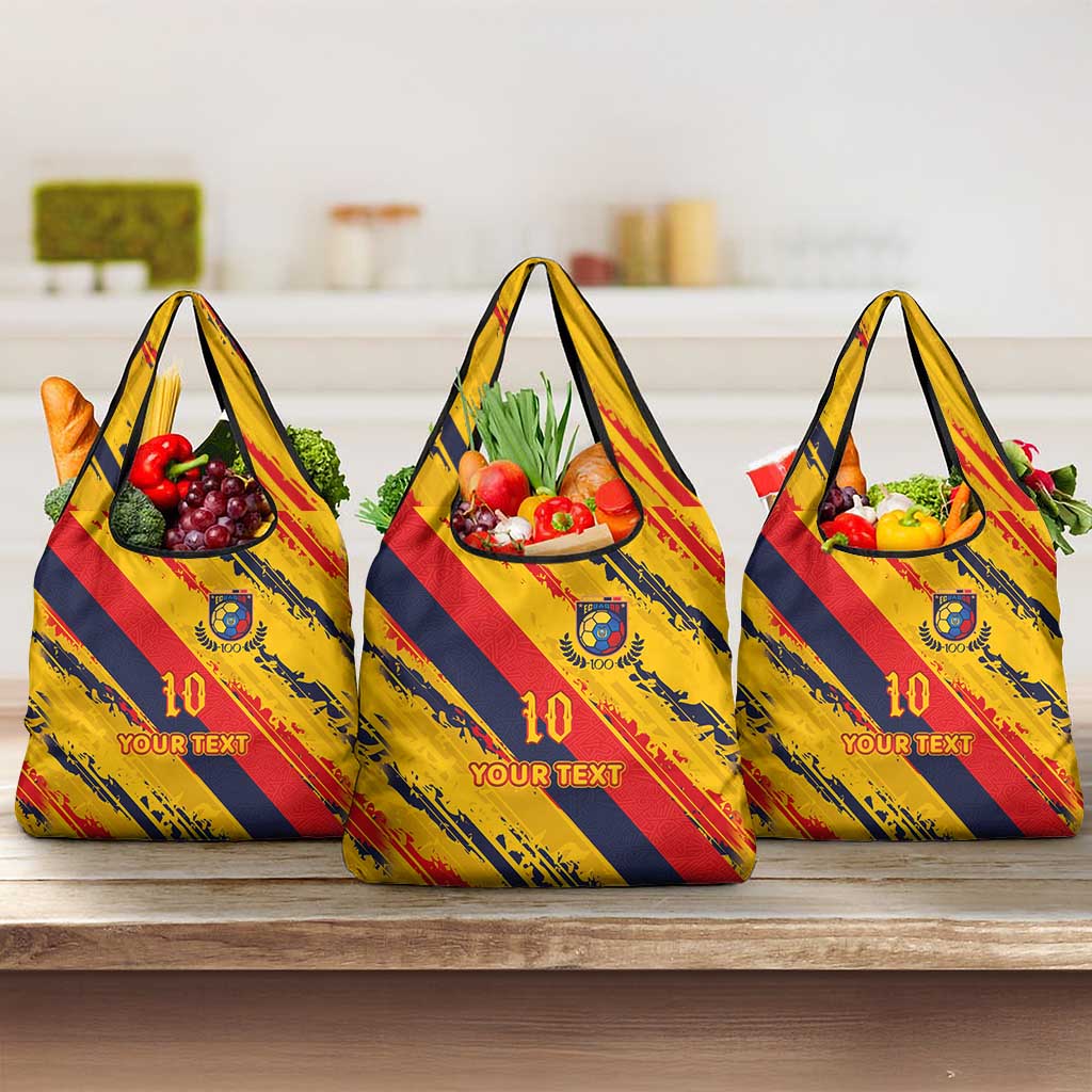 Custom Ecuador Football Grocery Bag La Tricolor-100th Anniversary - Wonder Print Shop