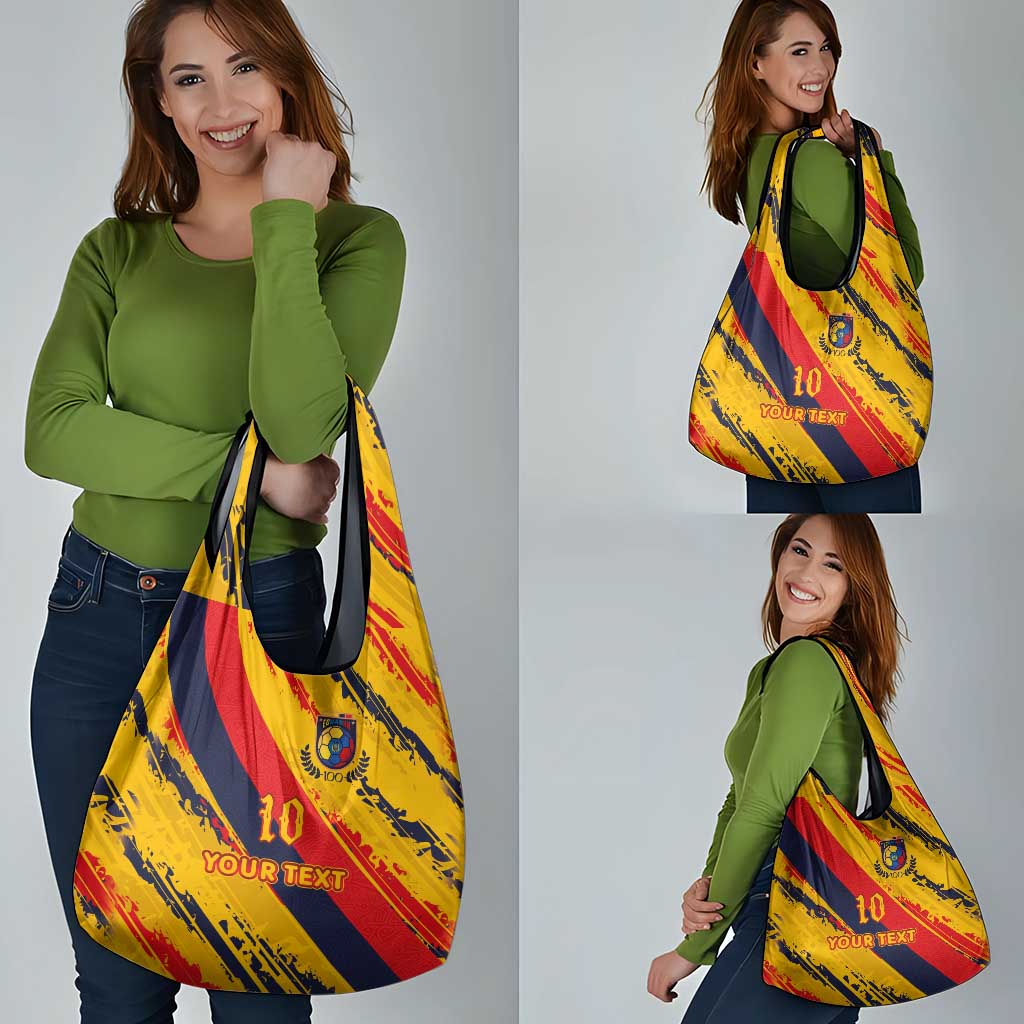 Custom Ecuador Football Grocery Bag La Tricolor-100th Anniversary - Wonder Print Shop
