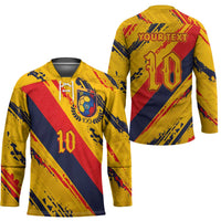Custom Ecuador Football Hockey Jersey La Tricolor-100th Anniversary - Wonder Print Shop