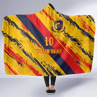 Custom Ecuador Football Hooded Blanket La Tricolor-100th Anniversary - Wonder Print Shop