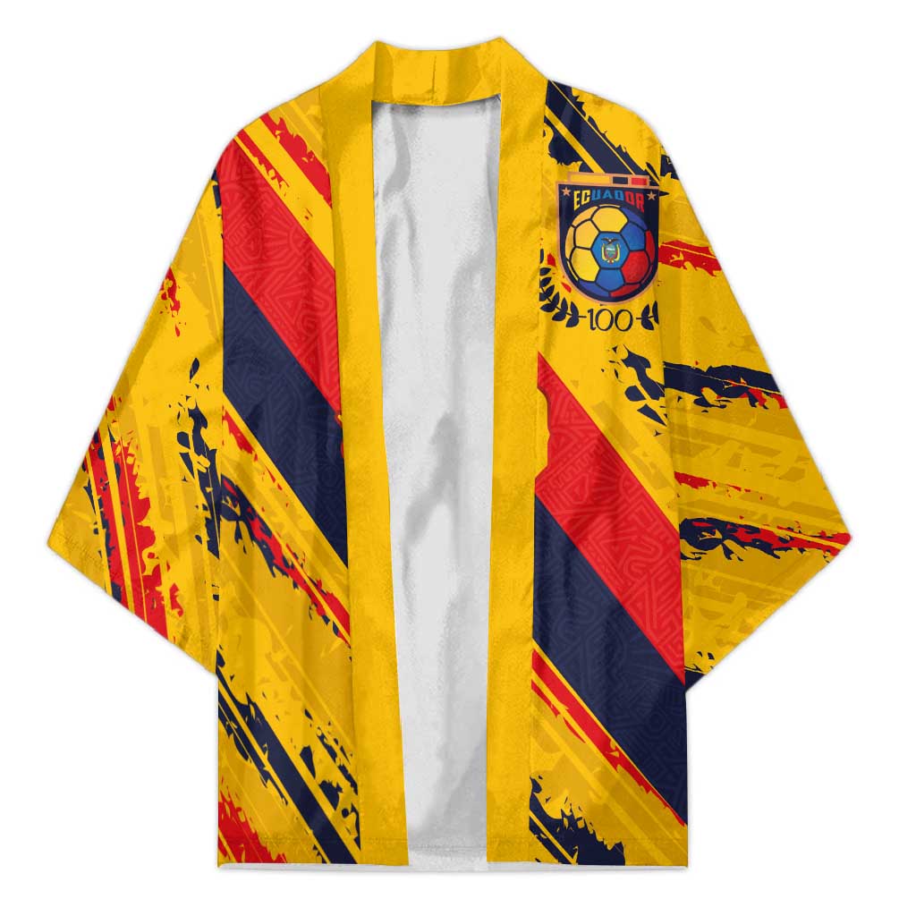 Custom Ecuador Football Kimono La Tricolor-100th Anniversary - Wonder Print Shop