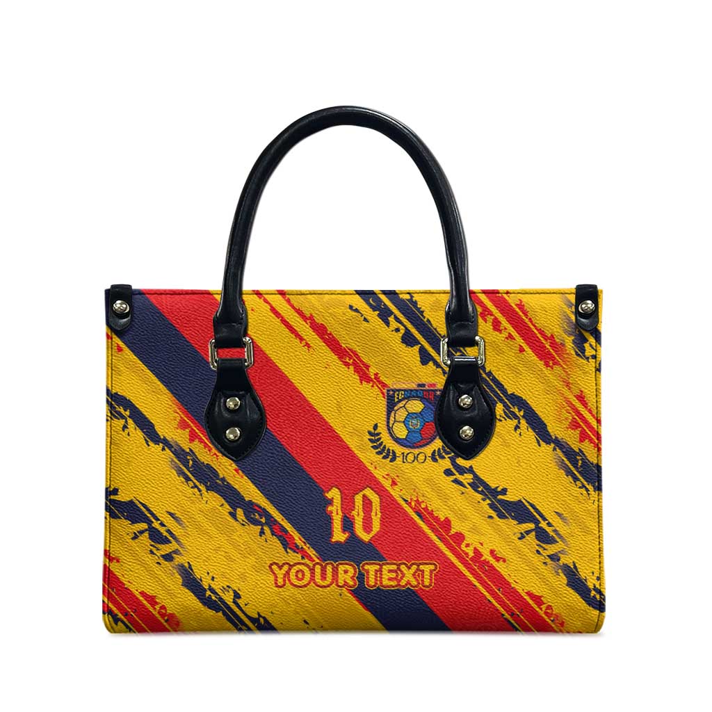 Custom Ecuador Football Leather Bag La Tricolor-100th Anniversary - Wonder Print Shop