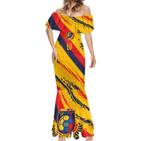 Custom Ecuador Football Mermaid Dress La Tricolor-100th Anniversary - Wonder Print Shop