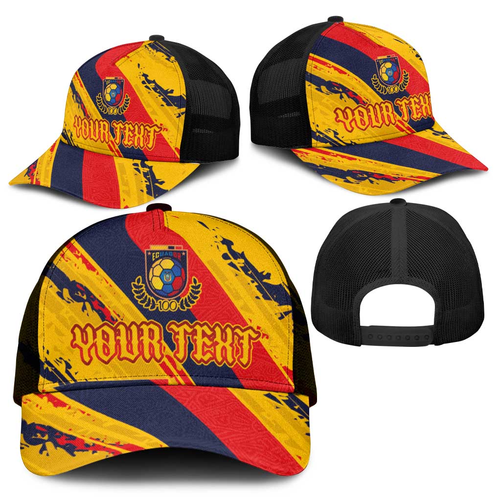 Ecuador Football Mesh Trucker Cap La Tricolor-100th Anniversary - Wonder Print Shop