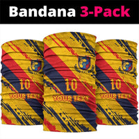 Custom Ecuador Football Neck Gaiter La Tricolor-100th Anniversary LT03