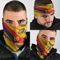 Custom Ecuador Football Neck Gaiter La Tricolor-100th Anniversary LT03