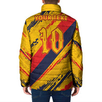 Custom Ecuador Football Padded Jacket La Tricolor-100th Anniversary - Wonder Print Shop