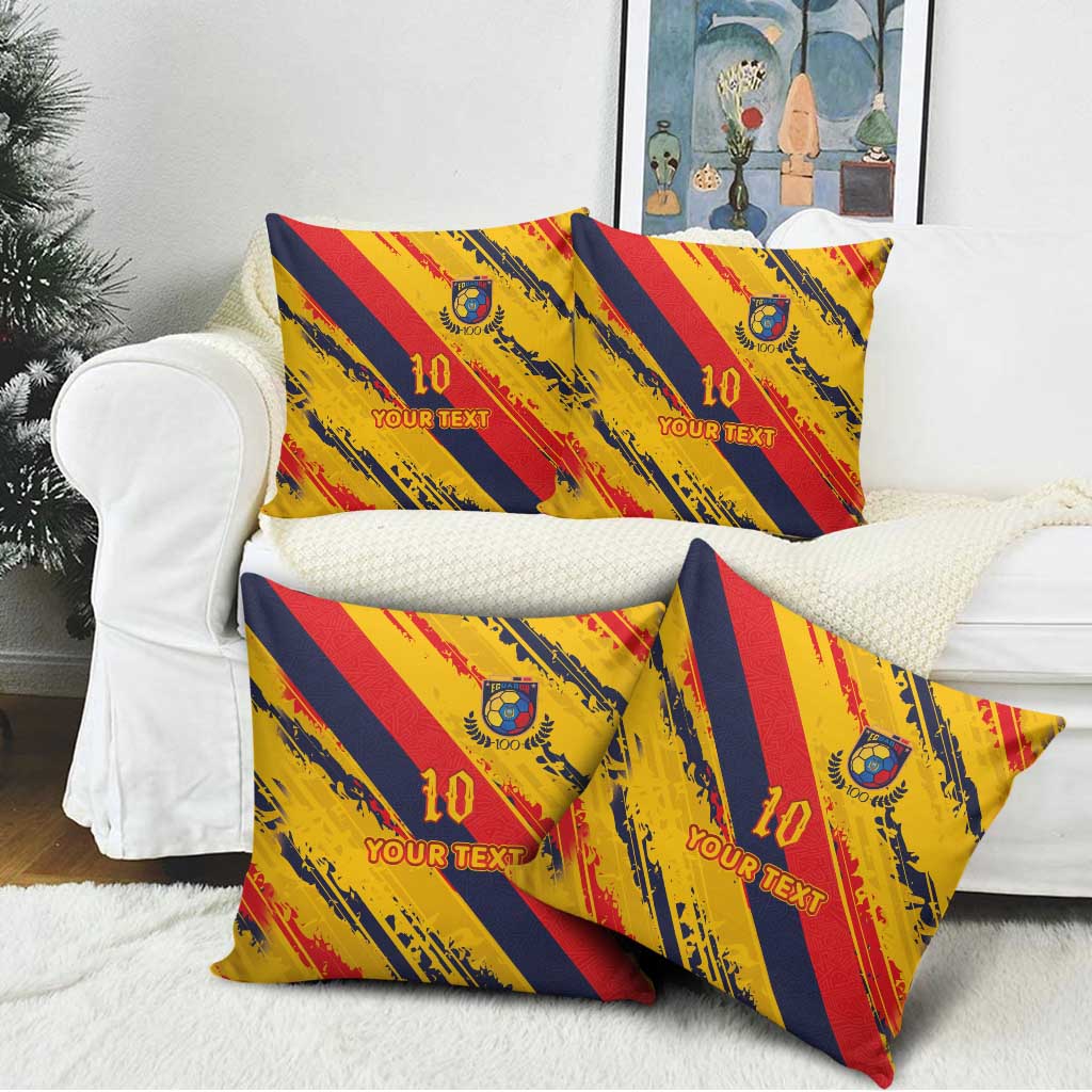 Custom Ecuador Football Pillow Cover La Tricolor-100th Anniversary - Wonder Print Shop