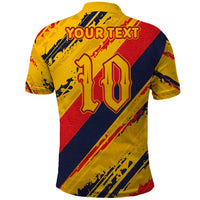 Custom Ecuador Football Polo Shirt La Tricolor-100th Anniversary - Wonder Print Shop