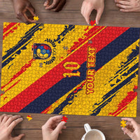 Custom Ecuador Football Puzzle La Tricolor-100th Anniversary - Wonder Print Shop