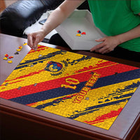 Custom Ecuador Football Puzzle La Tricolor-100th Anniversary - Wonder Print Shop