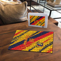 Custom Ecuador Football Puzzle La Tricolor-100th Anniversary - Wonder Print Shop