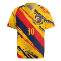 Custom Ecuador Football Rugby Jersey La Tricolor-100th Anniversary - Wonder Print Shop