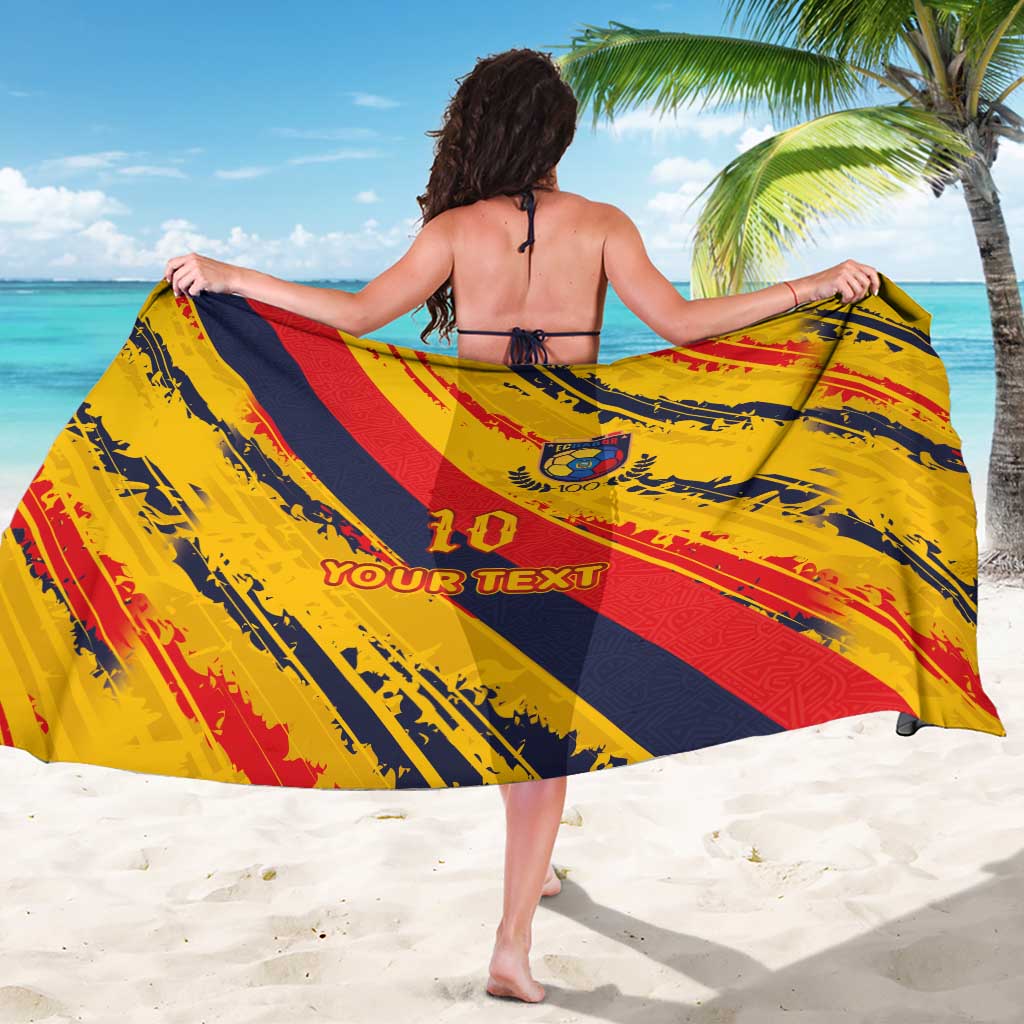Custom Ecuador Football Sarong La Tricolor-100th Anniversary - Wonder Print Shop