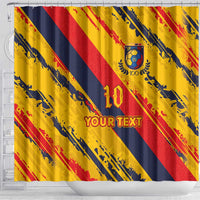 Custom Ecuador Football Shower Curtain La Tricolor-100th Anniversary - Wonder Print Shop