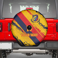 Custom Ecuador Football Spare Tire Cover La Tricolor-100th Anniversary - Wonder Print Shop